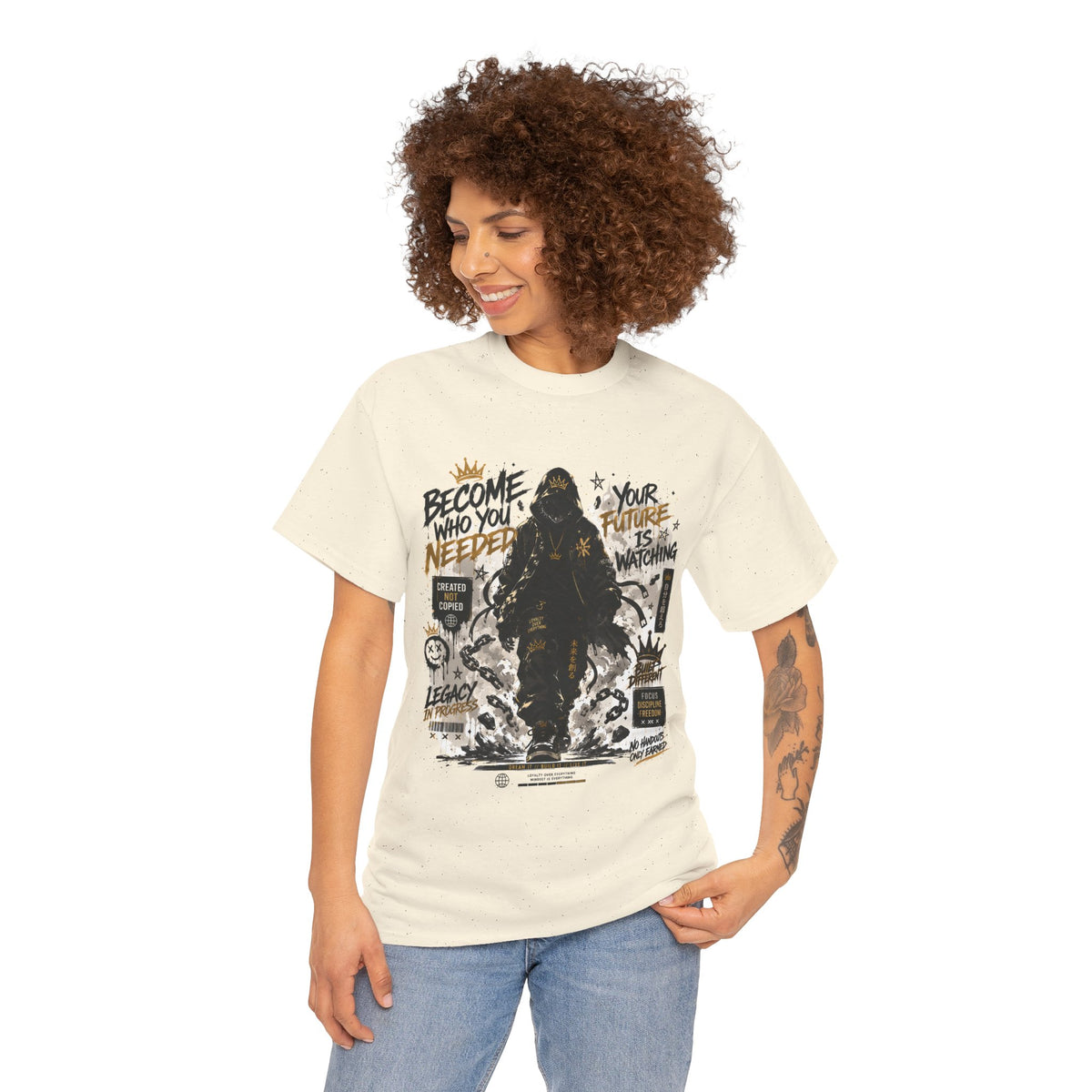 Become Who You Needed Inspirational Graphic T Shirt
