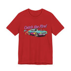 Catch the Fire Vintage Muscle Car Graphic T Shirt