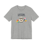 Caffeine and Kindness Tee | office humor, coffee fuel
