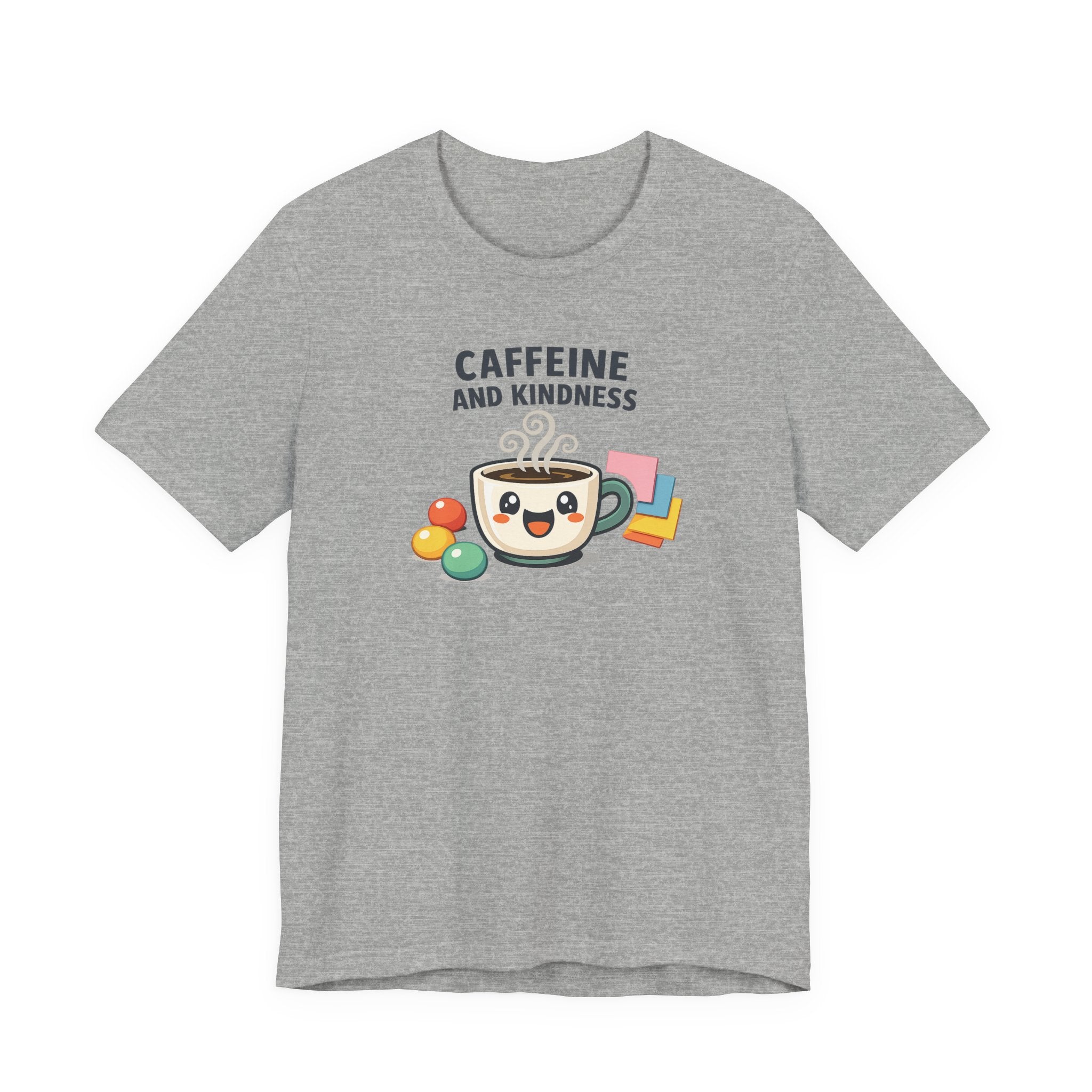 Caffeine and Kindness Tee | office humor, coffee fuel