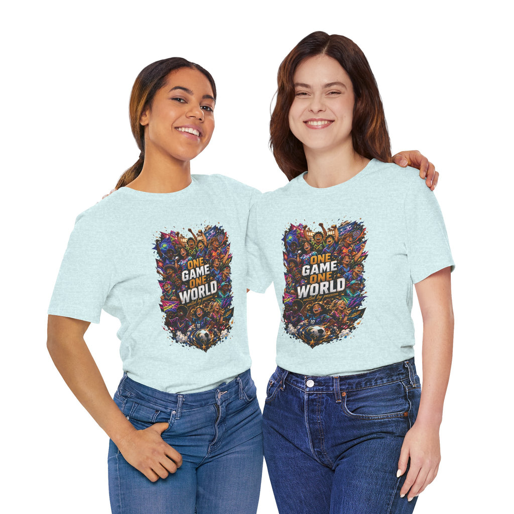 T-Shirt — 'One Game One World' Gamer Graphic Tee
