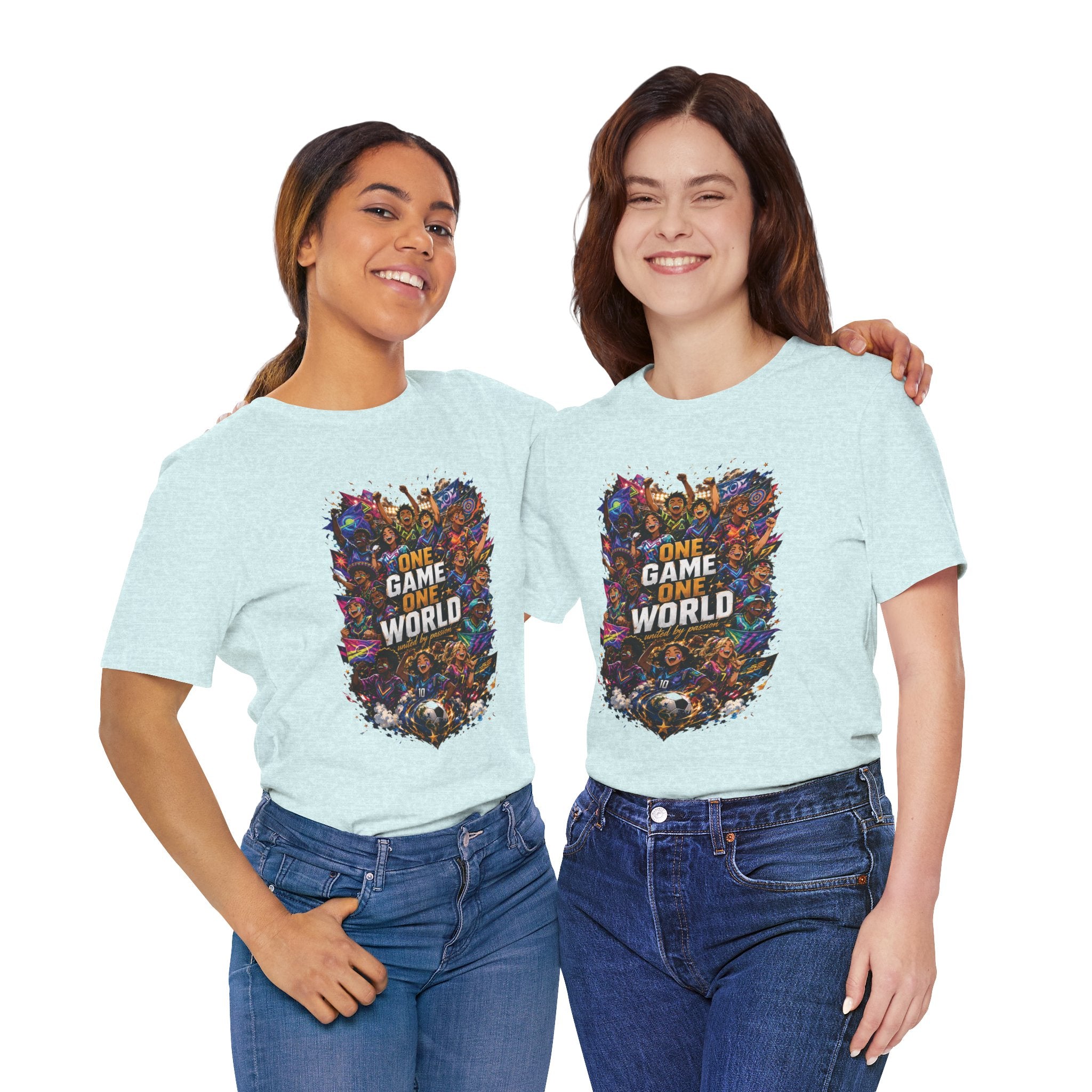 T-Shirt — 'One Game One World' Gamer Graphic Tee