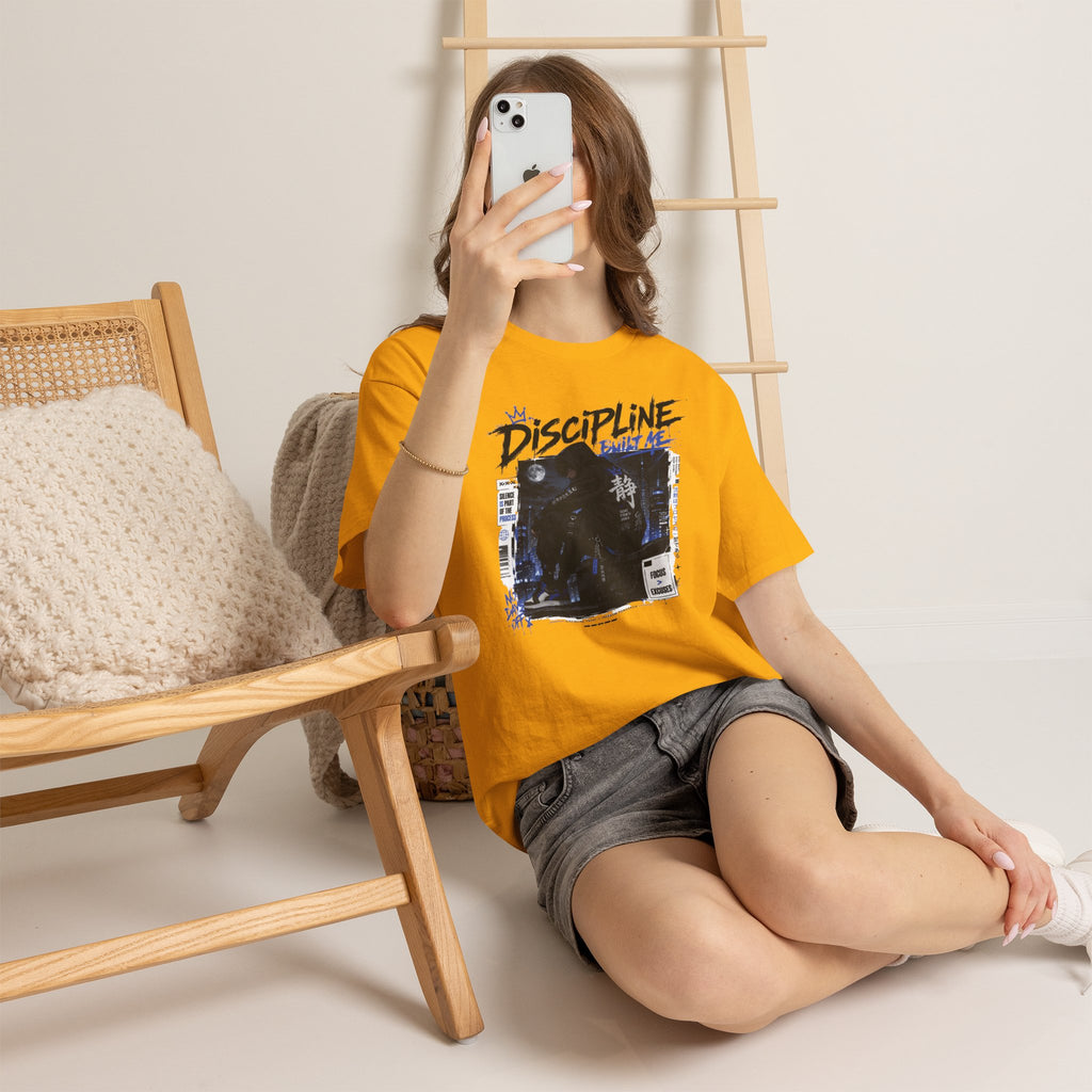 Discipline Built Me Anime Streetwear T Shirt