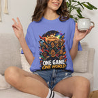 One Game One World Soccer T Shirt International Football Graphic Tee