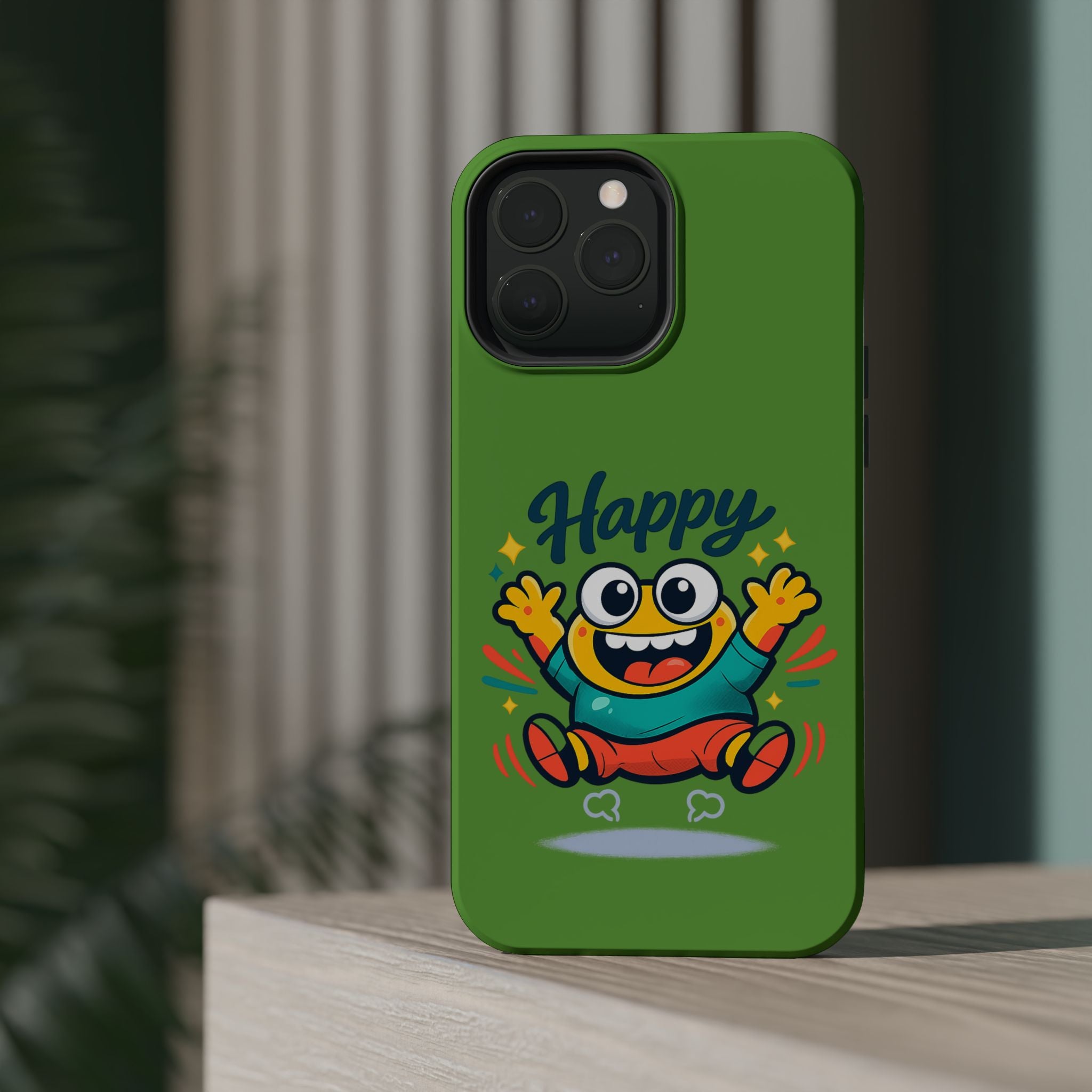 Happy Monster Magnetic Impact-Resistant Phone Case