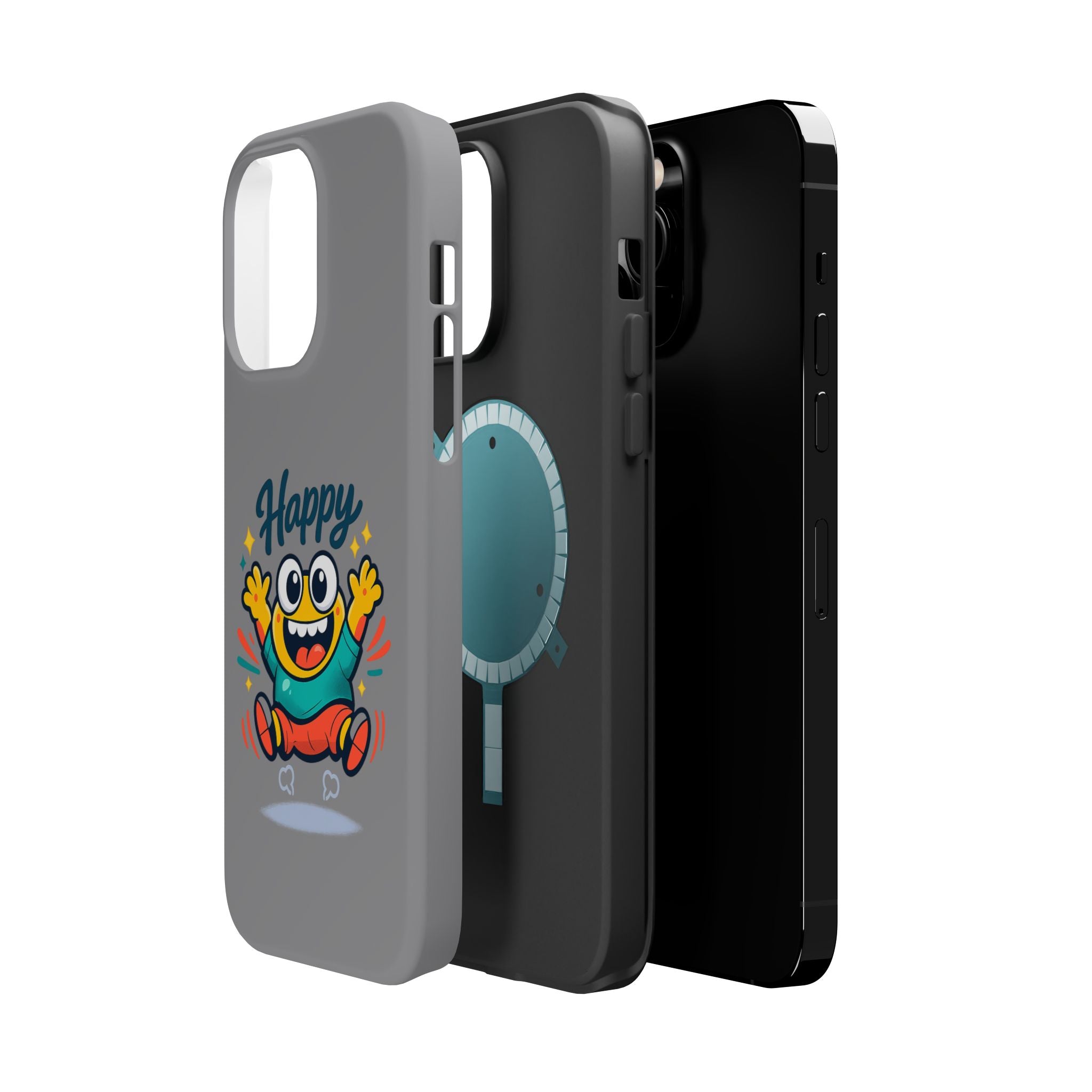 Happy Monster Magnetic Impact-Resistant Phone Case