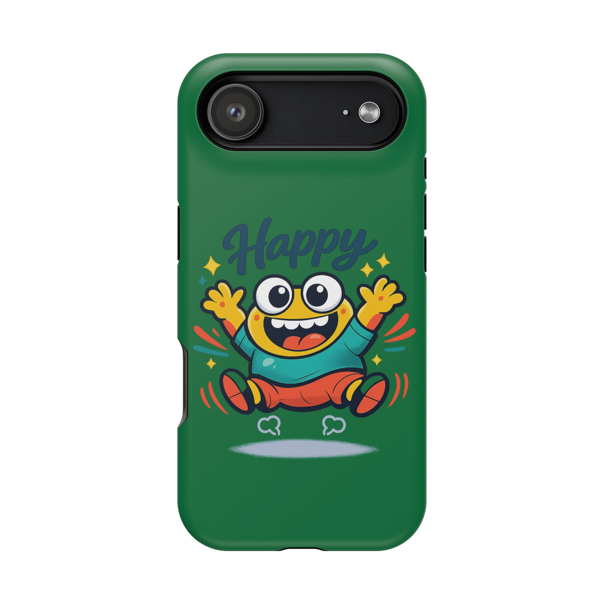 Happy Monster Magnetic Protective Phone Case Green
